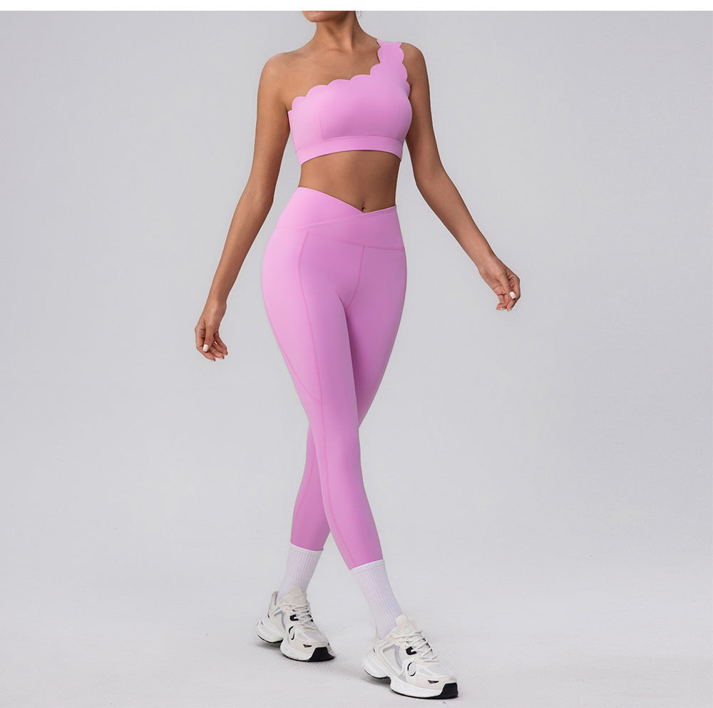 Seamless Peach Curve Yoga Leggings – High Waist, Quick-Dry & Sculpting Fit