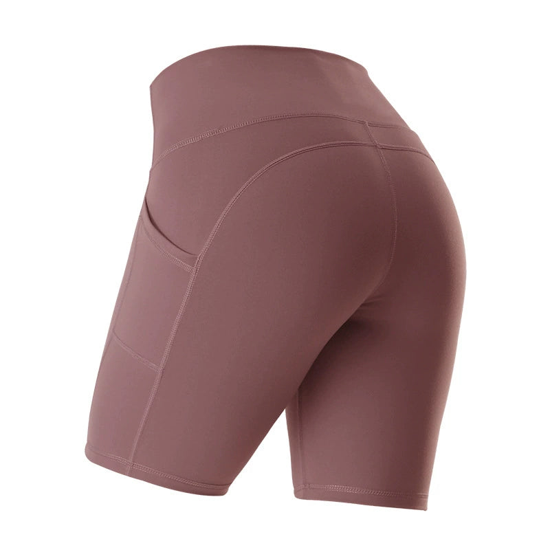 5-Inch High-Waist Biker Shorts – Pockets, Sculpting Fit for Yoga