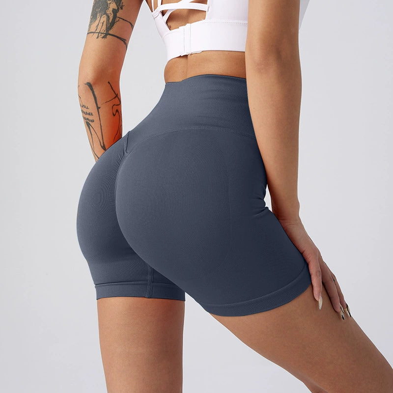High-Waisted 3-Inch Yoga Shorts – Peach-Lift, Tummy Control