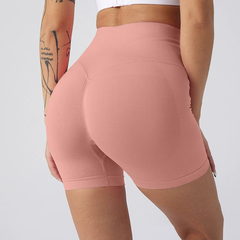 High-Waisted 3-Inch Yoga Shorts – Peach-Lift, Tummy Control