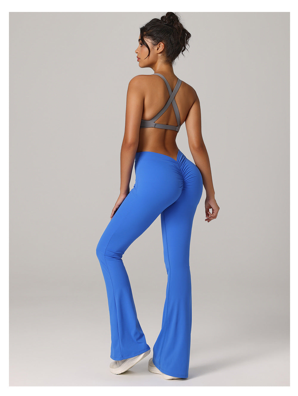 Flared Yoga Leggings – High-Waist, Sculpting Fit for Pilates