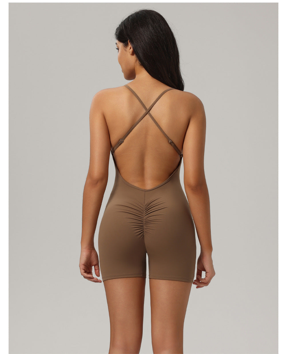 Padded Workout Jumpsuit for Women – Tummy Control, Built-In Bra, Yoga & Pilates